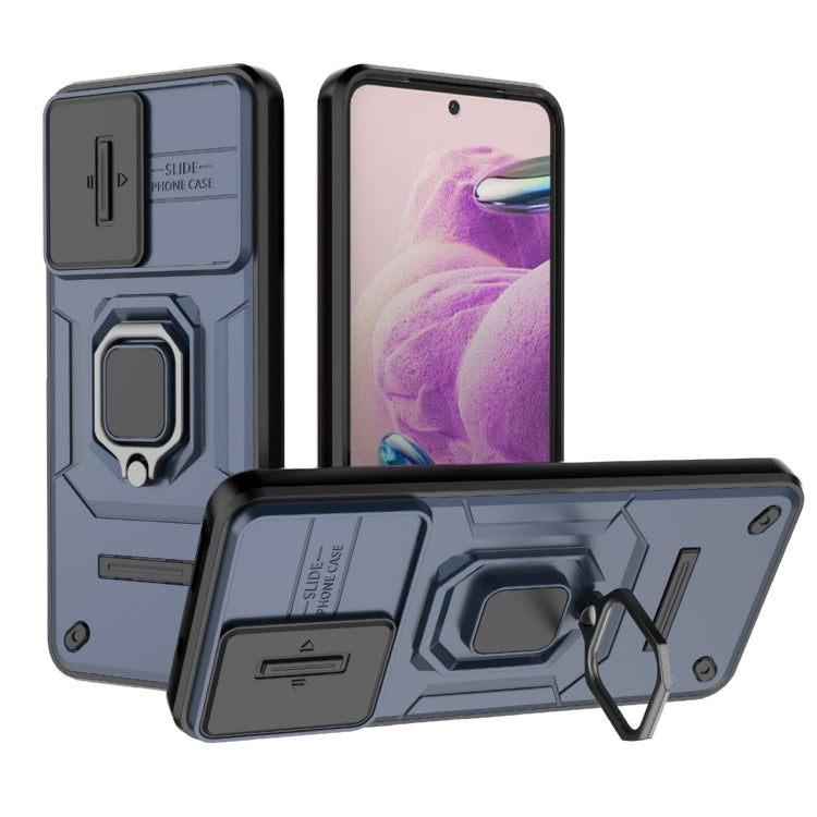 Sliding Camshield TPU + PC Shockproof Phone Case with Holder, Series 1