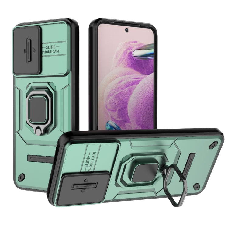 Sliding Camshield TPU + PC Shockproof Phone Case with Holder, Series 1