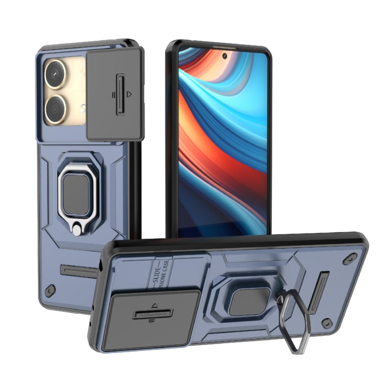 Sliding Camshield TPU + PC Shockproof Phone Case with Holder, Series 1