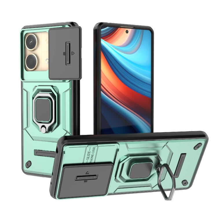 Sliding Camshield TPU + PC Shockproof Phone Case with Holder, Series 1