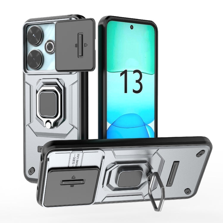 Sliding Camshield TPU + PC Shockproof Phone Case with Holder, Series 1