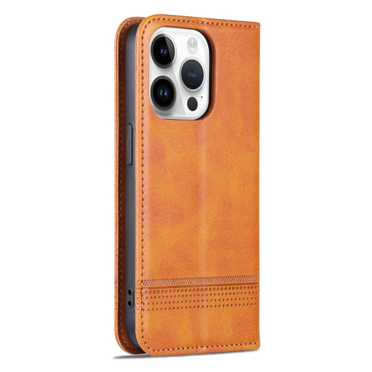 AZNS Magnetic Calf Texture Flip Leather Phone Case