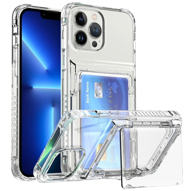 Crystal Clear Flip Card Slot Phone Case, Series 1