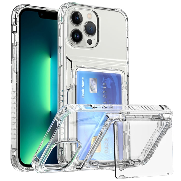 Crystal Clear Flip Card Slot Phone Case, Series 1