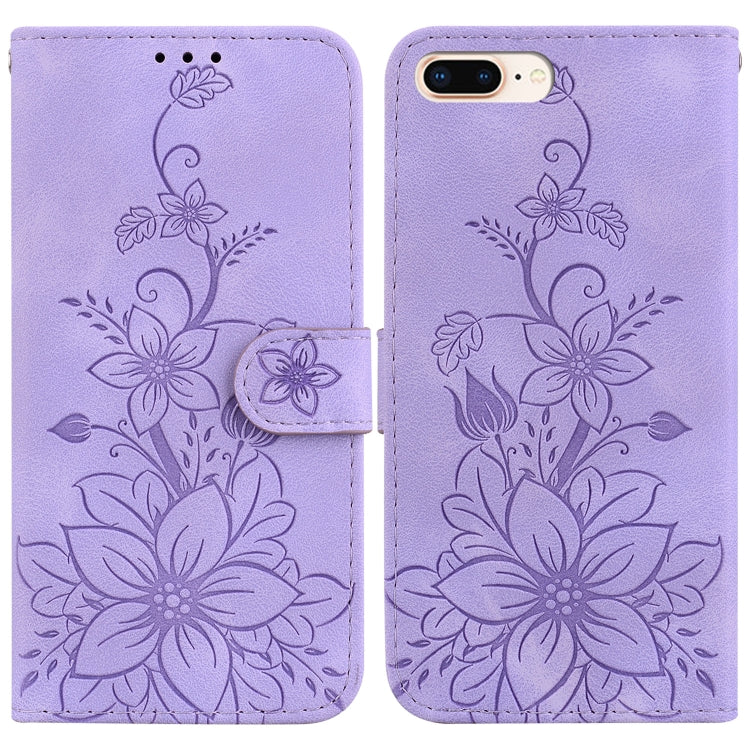 Lily Embossed Leather Phone Case, Series 1