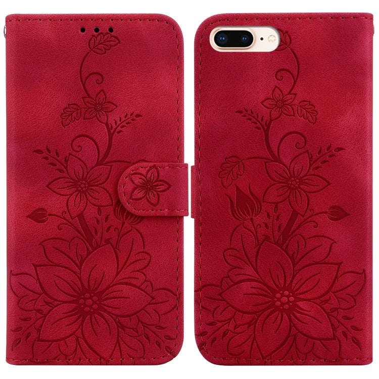 Lily Embossed Leather Phone Case, Series 1