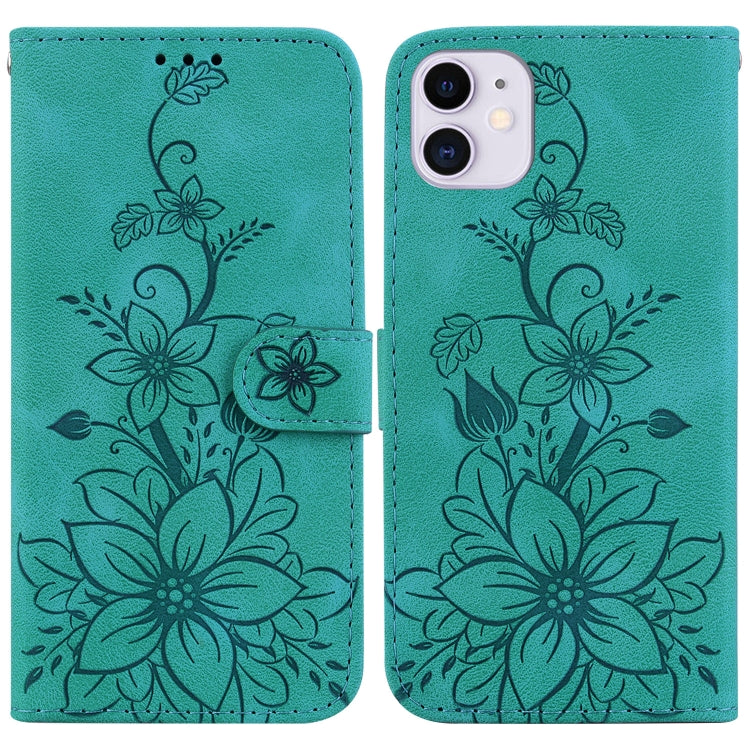 Lily Embossed Leather Phone Case, Series 1