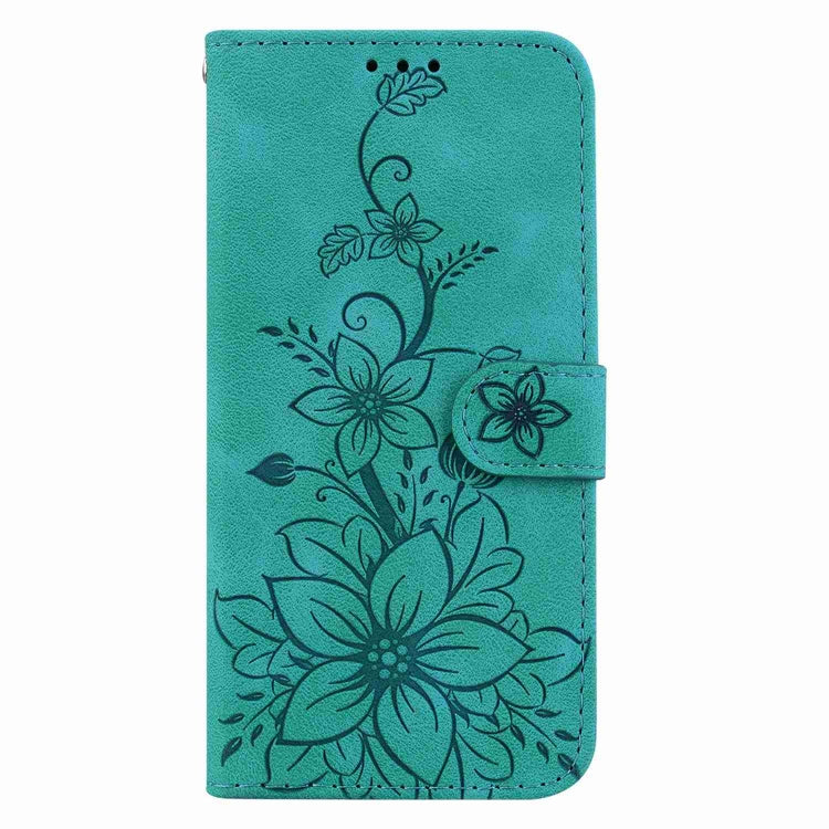Lily Embossed Leather Phone Case, For iPhone XS / X, For iPhone XR, For iPhone XS Max, For iPhone 8 Plus / 7 Plus