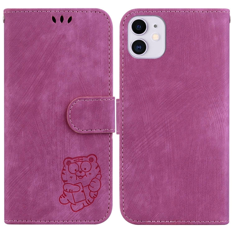 Little Tiger Embossed Leather Phone Case, Series 1