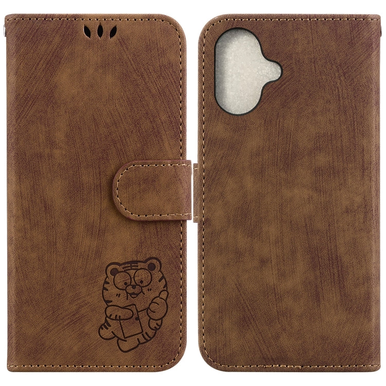 Little Tiger Embossed Leather Phone Case, Series 1