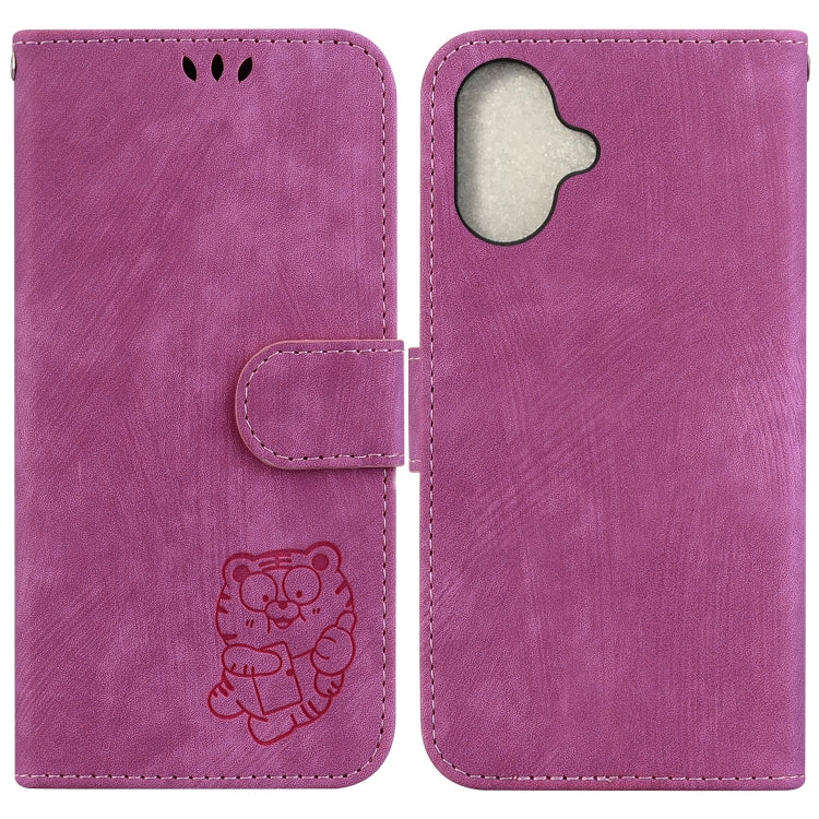 Little Tiger Embossed Leather Phone Case, Series 1