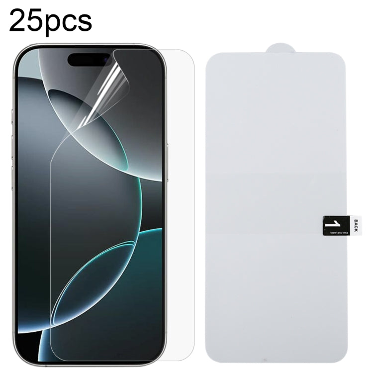 25pcs Full Screen Protector Explosion-proof Hydrogel Film