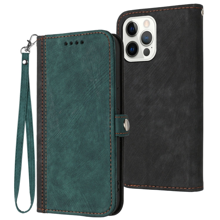 Side Buckle Double Fold Hand Strap Leather Phone Case, Series 2