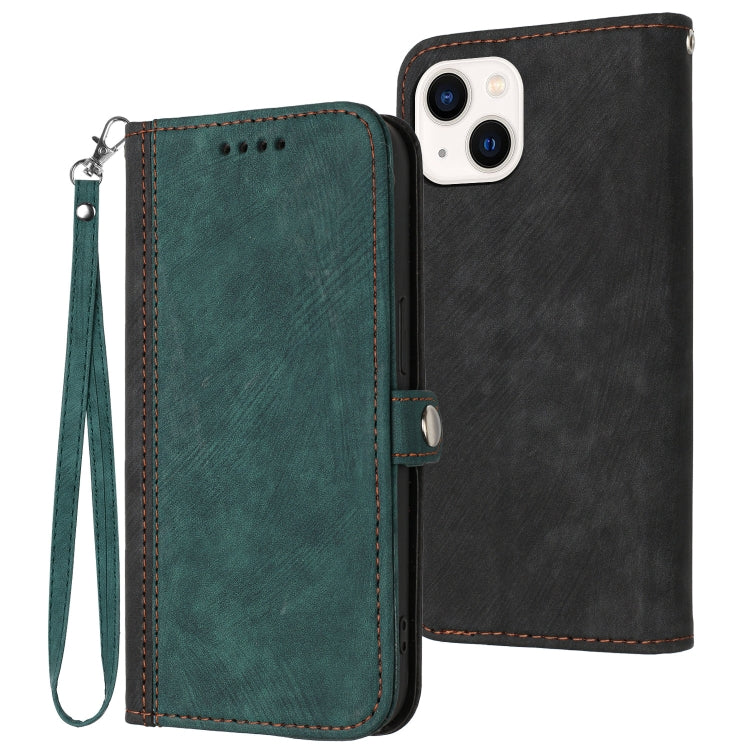 Side Buckle Double Fold Hand Strap Leather Phone Case, Series 1