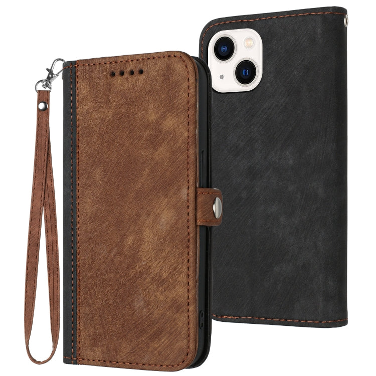 Side Buckle Double Fold Hand Strap Leather Phone Case, Series 1