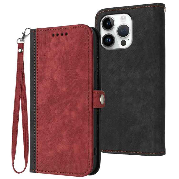 Side Buckle Double Fold Hand Strap Leather Phone Case, Series 2