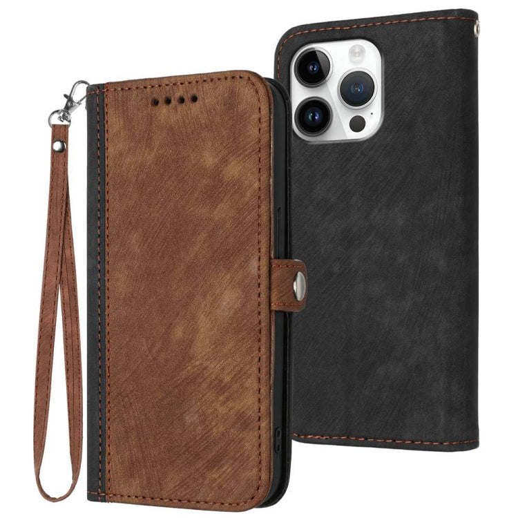 Side Buckle Double Fold Hand Strap Leather Phone Case, Series 2