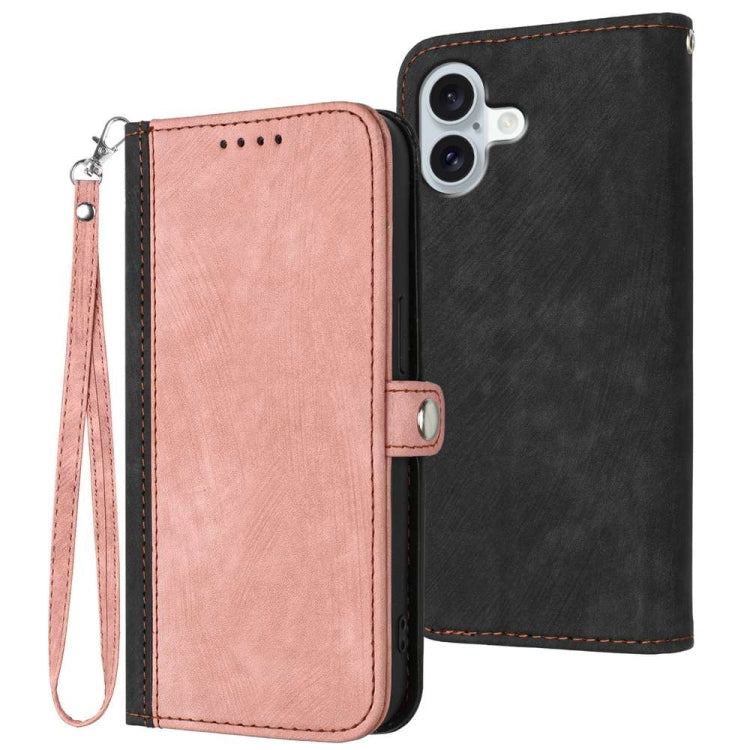 Side Buckle Double Fold Hand Strap Leather Phone Case, Series 1