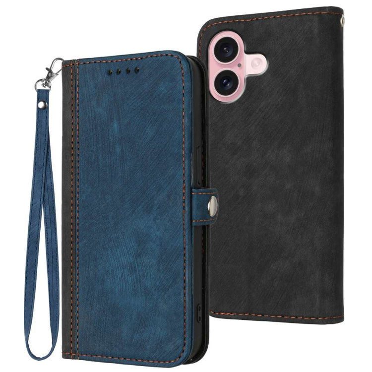 Side Buckle Double Fold Hand Strap Leather Phone Case, Series 2