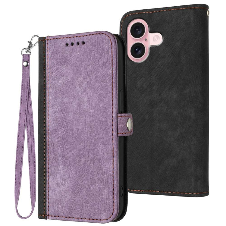 Side Buckle Double Fold Hand Strap Leather Phone Case, Series 2