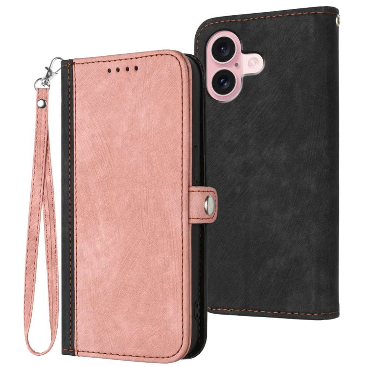 Side Buckle Double Fold Hand Strap Leather Phone Case, Series 2