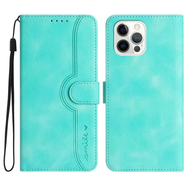 Heart Pattern Skin Feel Leather Phone Case, Series 1