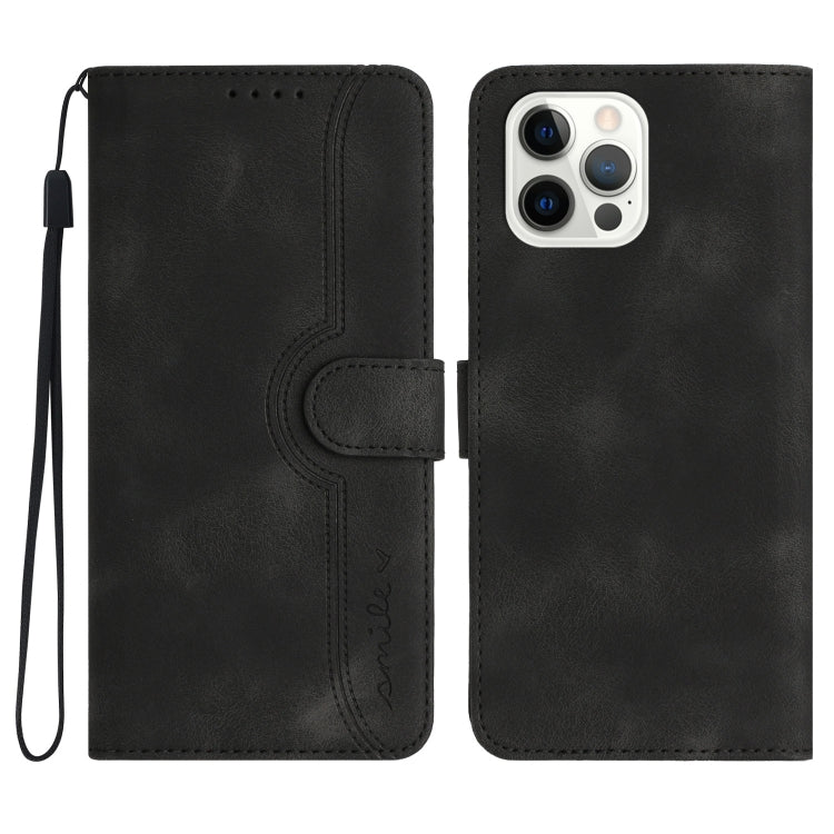 Heart Pattern Skin Feel Leather Phone Case, Series 1