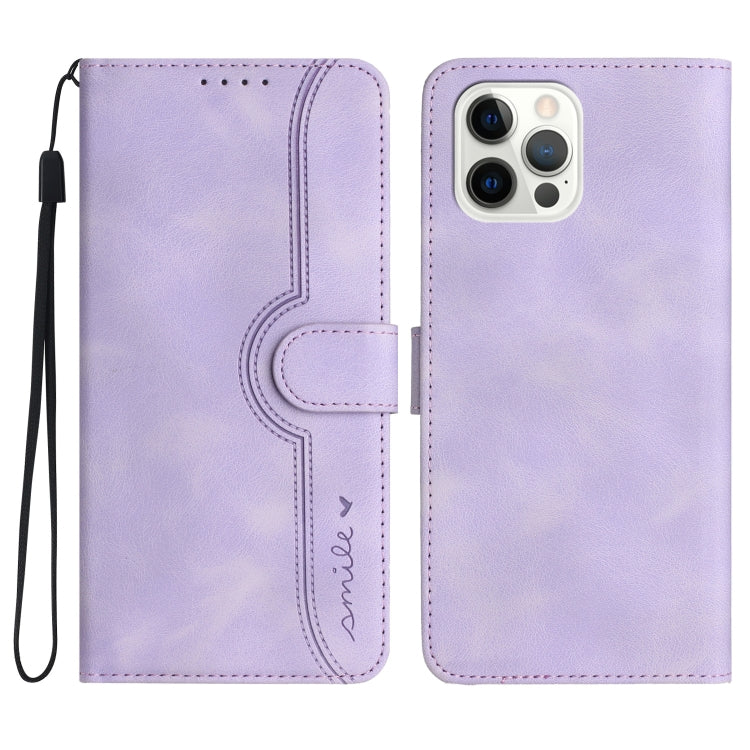 Heart Pattern Skin Feel Leather Phone Case, Series 1