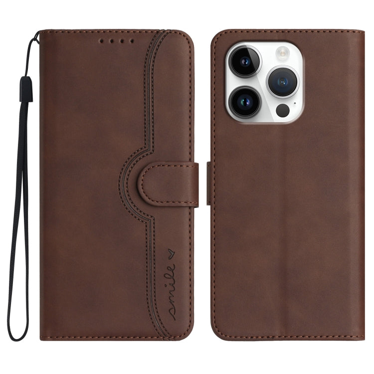 Heart Pattern Skin Feel Leather Phone Case, Series 1