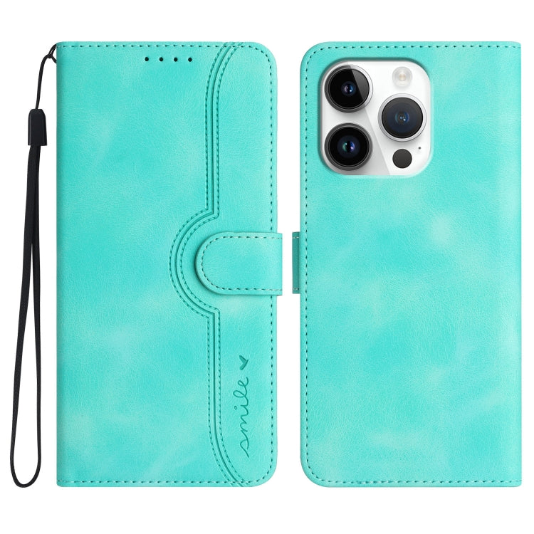 Heart Pattern Skin Feel Leather Phone Case, Series 1