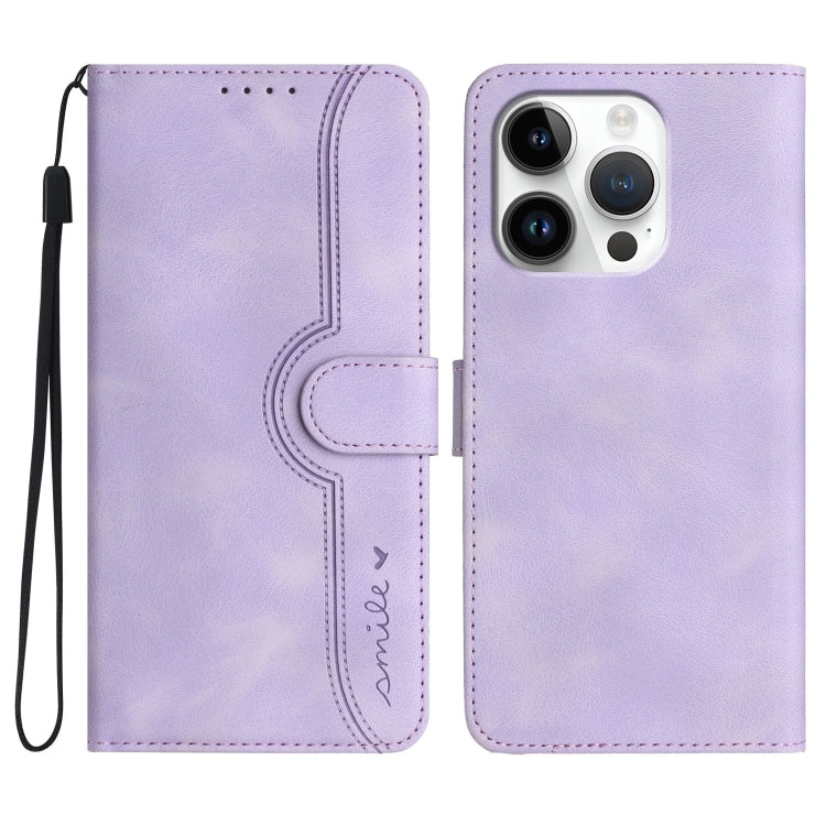 Heart Pattern Skin Feel Leather Phone Case, Series 1