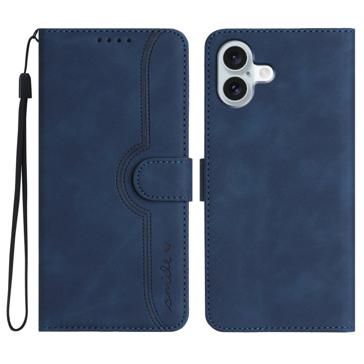 Heart Pattern Skin Feel Leather Phone Case, Series 1