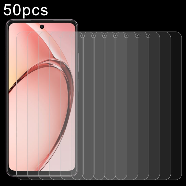 50pcs 0.26mm 9H 2.5D Tempered Glass Film, For OPPO A59 5G, For OPPO K13 5G, For OPPO Find X8 / X8s+, For OPPO Find X8s, For OPPO A5 Pro 5G / 4G / A5 Energy 5G, For OPPO F29 Pro 5G, For OPPO F29 5G, For OPPO A3i Plus, For OPPO Reno13 Global�������������...