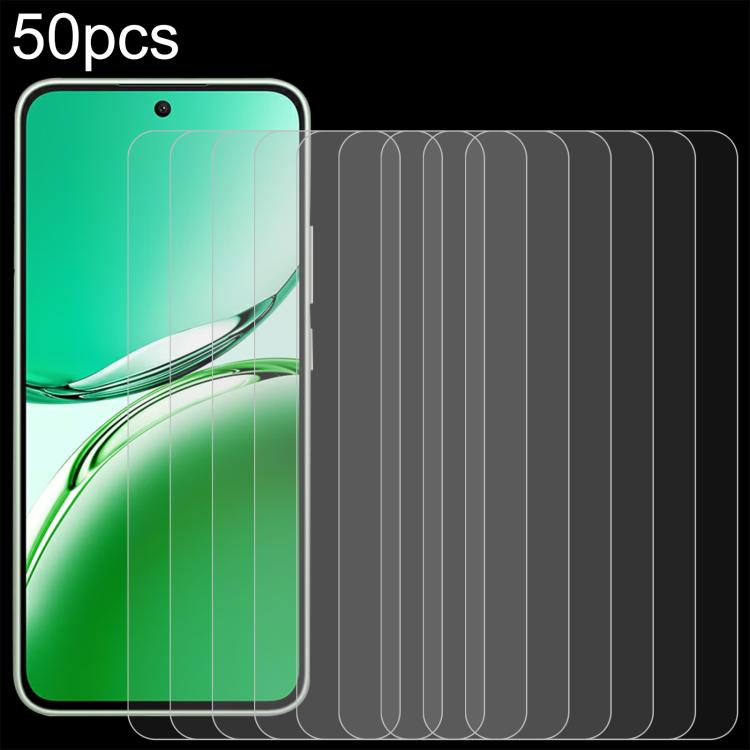 50pcs 0.26mm 9H 2.5D Tempered Glass Film, For OPPO A59 5G, For OPPO K13 5G, For OPPO Find X8 / X8s+, For OPPO Find X8s, For OPPO A5 Pro 5G / 4G / A5 Energy 5G, For OPPO F29 Pro 5G, For OPPO F29 5G, For OPPO A3i Plus, For OPPO Reno13 Global�������������...