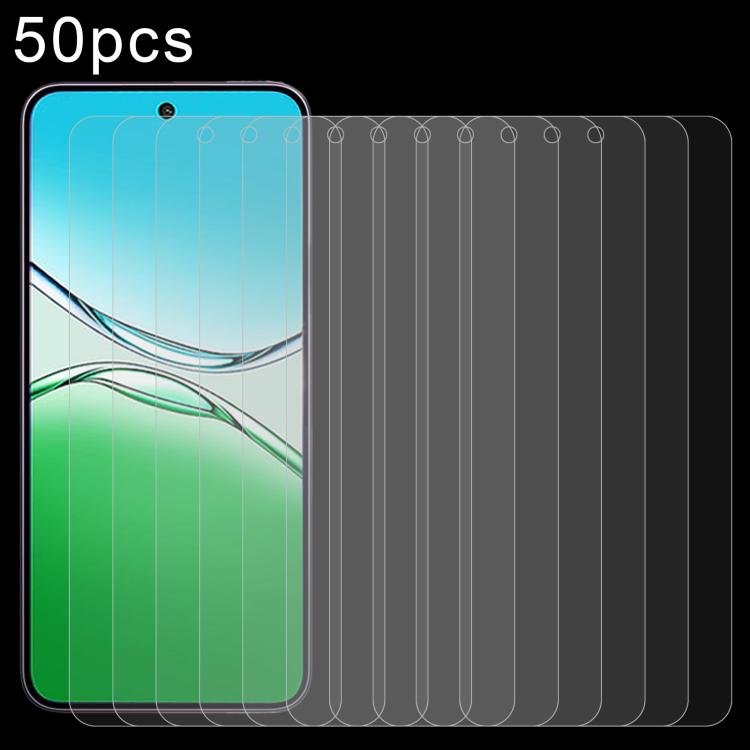 50pcs 0.26mm 9H 2.5D Tempered Glass Film, For OPPO A59 5G, For OPPO K13 5G, For OPPO Find X8 / X8s+, For OPPO Find X8s, For OPPO A5 Pro 5G / 4G / A5 Energy 5G, For OPPO F29 Pro 5G, For OPPO F29 5G, For OPPO A3i Plus, For OPPO Reno13 Global�������������...
