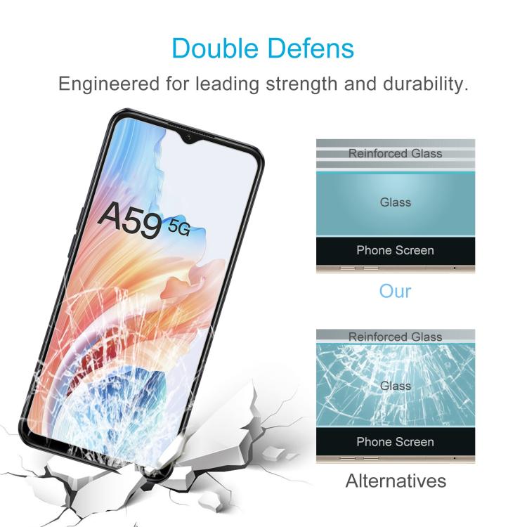50pcs 0.26mm 9H 2.5D Tempered Glass Film, For OPPO A59 5G, For OPPO K13 5G, For OPPO Find X8 / X8s+, For OPPO Find X8s, For OPPO A5 Pro 5G / 4G / A5 Energy 5G, For OPPO F29 Pro 5G, For OPPO F29 5G, For OPPO A3i Plus, For OPPO Reno13 Global�������������...