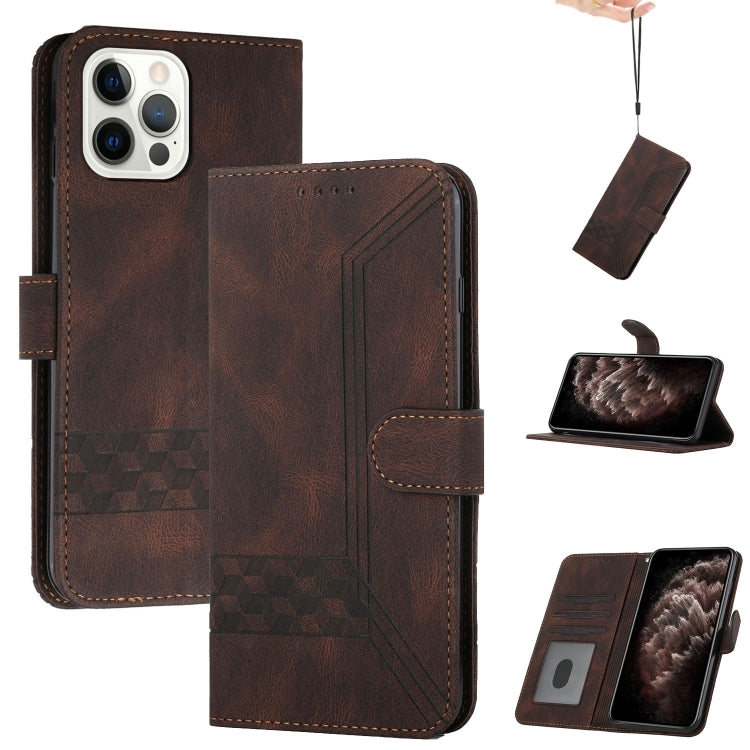 Cubic Skin Feel Flip Leather Phone Case, Series 1