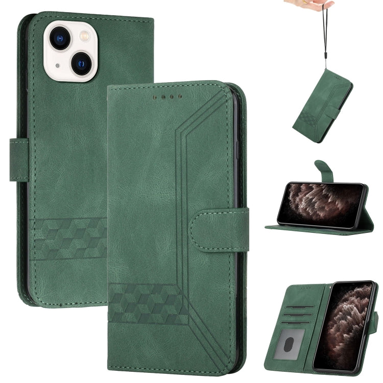 Cubic Skin Feel Flip Leather Phone Case, Series 1