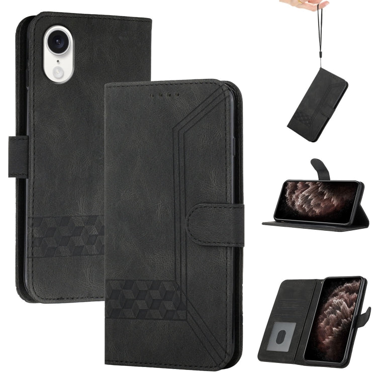 Cubic Skin Feel Flip Leather Phone Case, Series 1