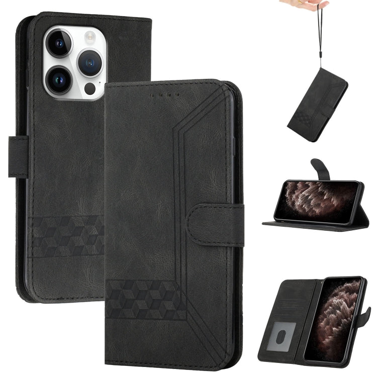 Cubic Skin Feel Flip Leather Phone Case, Series 1