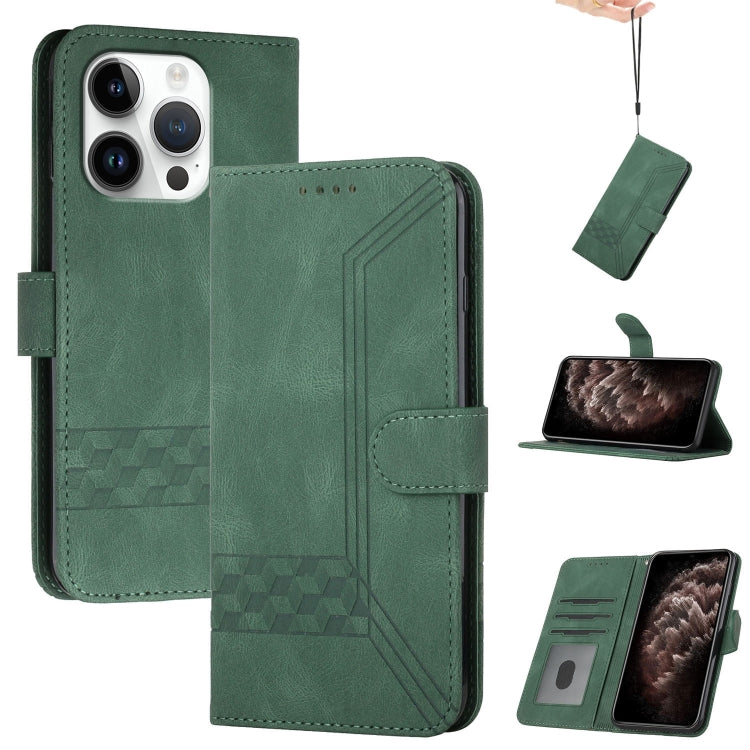 Cubic Skin Feel Flip Leather Phone Case, Series 1