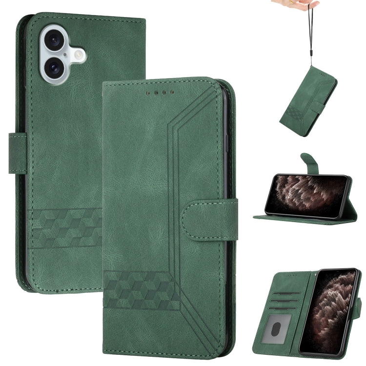 Cubic Skin Feel Flip Leather Phone Case, Series 1