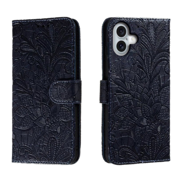 Lace Flower Embossing Flip Leather Phone Case, Series 1