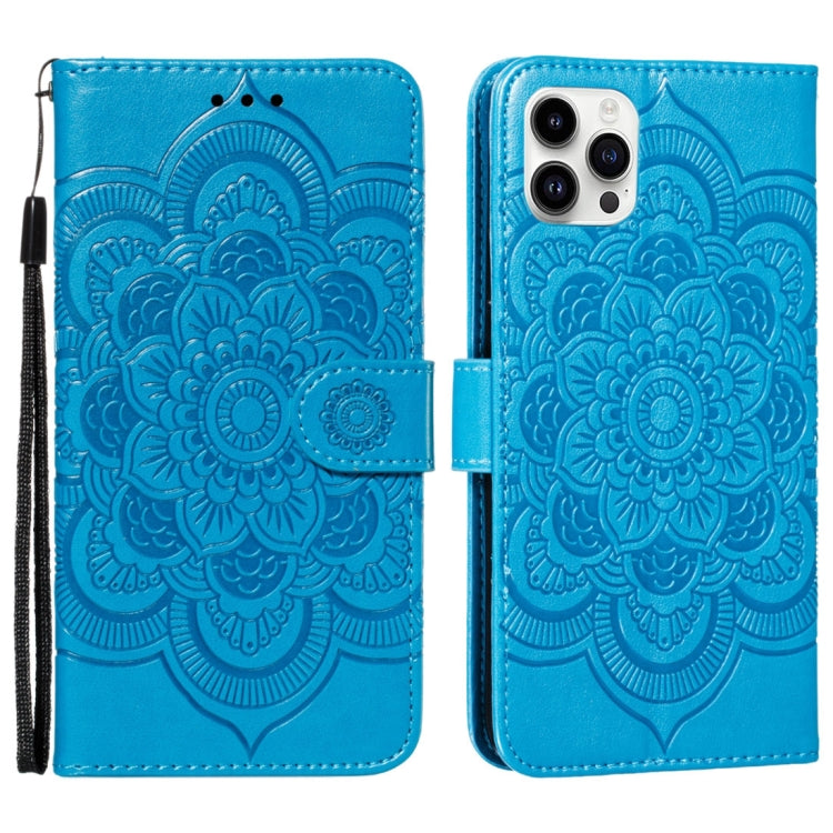 Mandala Embossing Pattern Horizontal Flip Leather Phone Case, Series 1