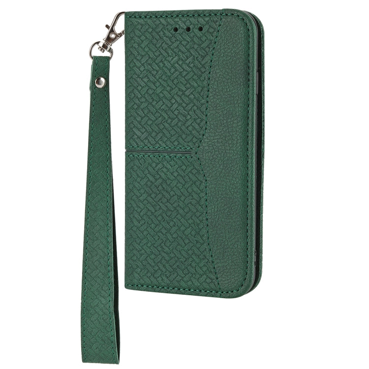 Woven Texture Stitching Magnetic Leather Phone Case, Series 1