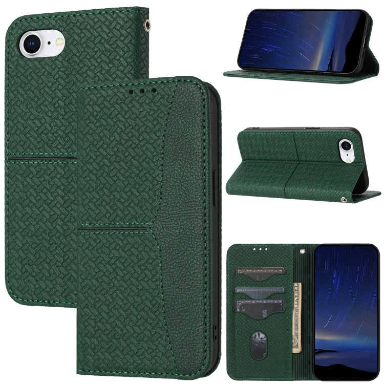 Woven Texture Stitching Magnetic Leather Phone Case, Series 1