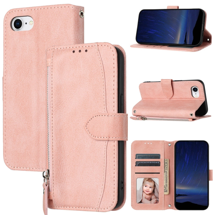 Oil Skin Zipper Wallet Leather Phone Case, Series 1