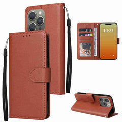 Multifunctional Horizontal Flip Leather Phone Case with Three Card Slots, Series 1