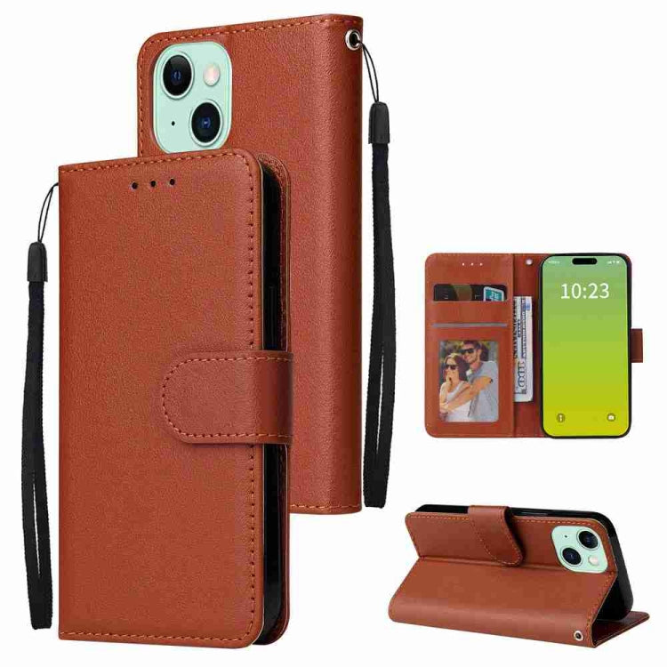 Multifunctional Horizontal Flip Leather Phone Case with Three Card Slots, Series 1