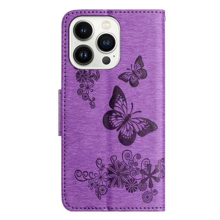 Butterfly Embossed Flip Leather Phone Case, Series 1